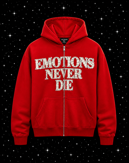 HOODIE MIXED EMOTION "NEVER DIE"