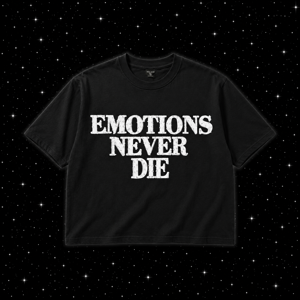 POLERA MIXED EMOTION "NEVER DIE"